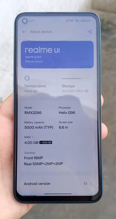 realme narzo 50