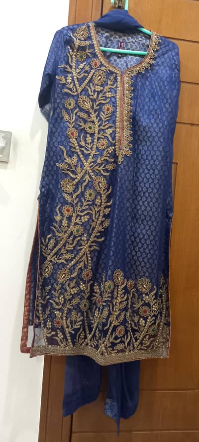 3 piece embroidery dress