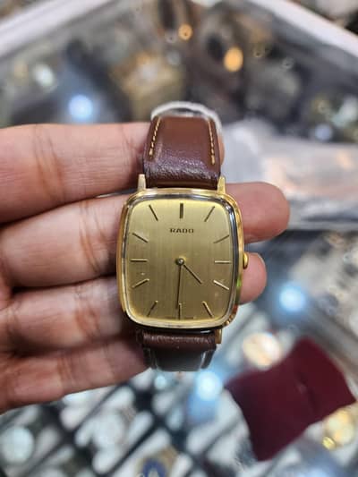 Swiss rado , tissot ,seiko , and many others