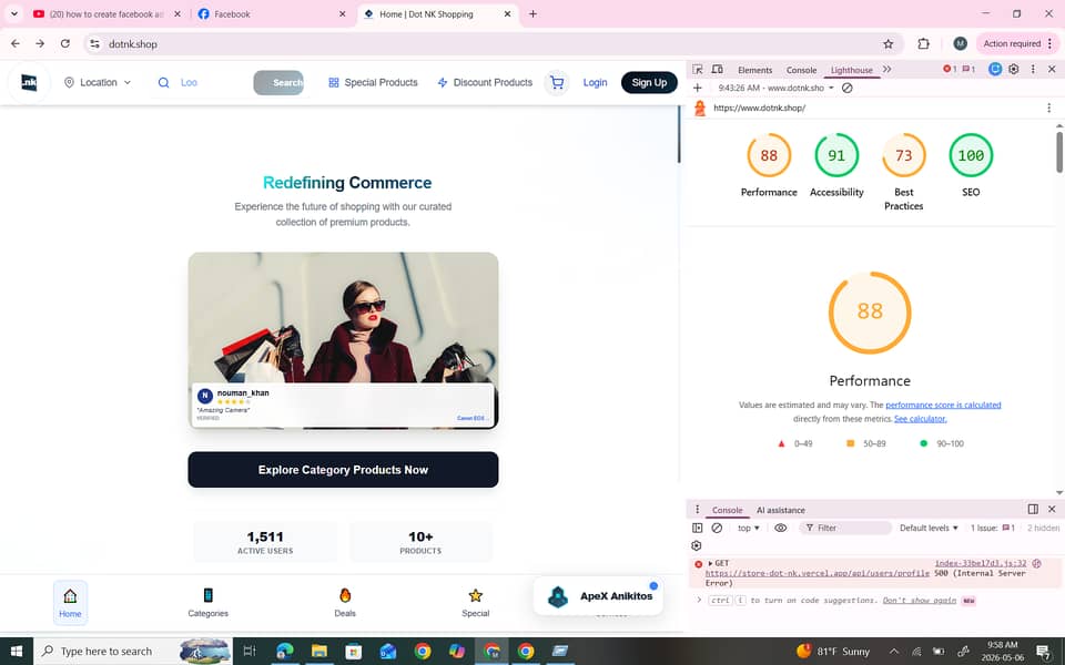 AI Integrated Fully Animated E-commerce website 7