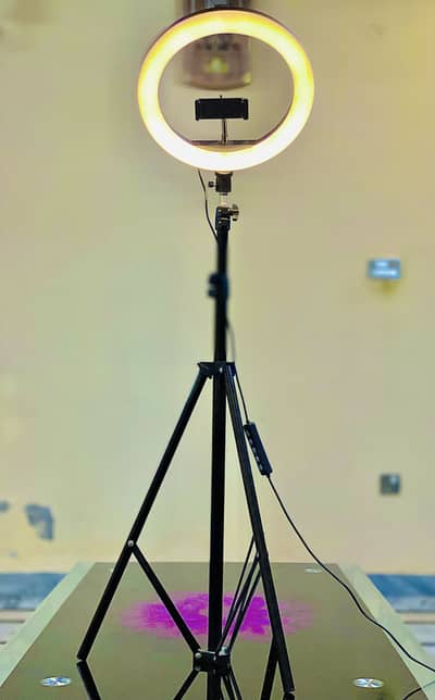 Ringlight with Stand and mobile Holder => 0319-9853823