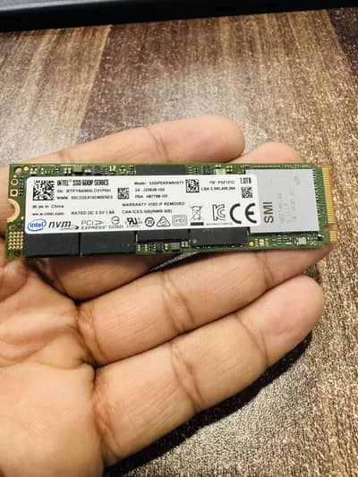 Intel SSD 600P Series Nvme 1TB M2 SSD 1 TB brand new health 100%