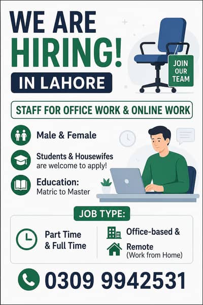 golden opportunity to start your career.