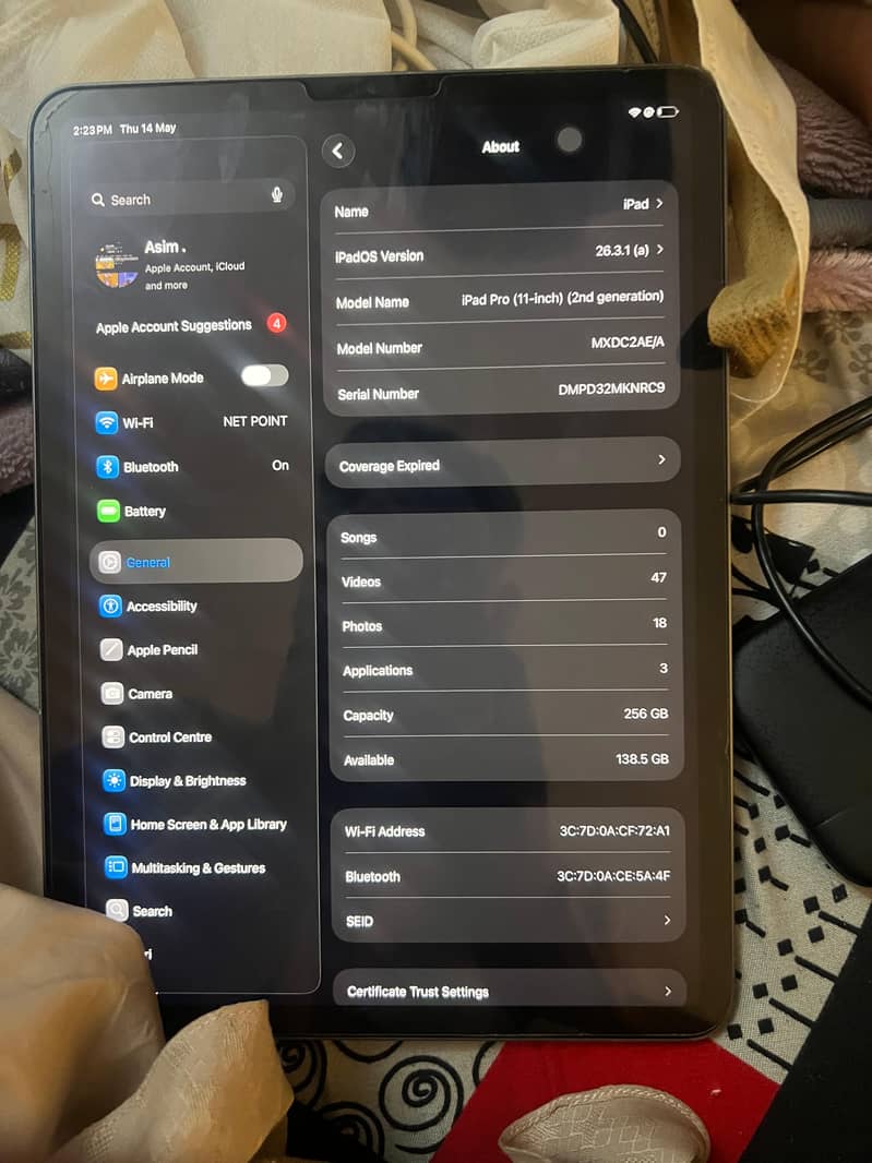Ipad pro 256 gb 2