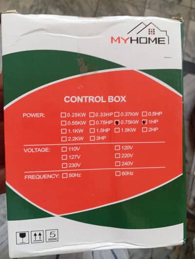 Control Box (My Home) for Missile Motor  Power 0.75W---1HP