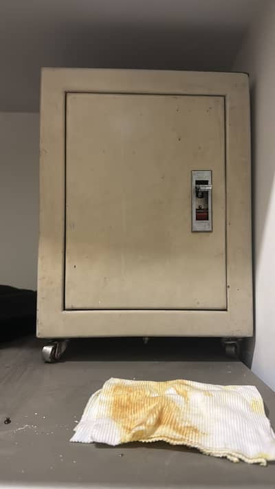 Small metal cupboard
