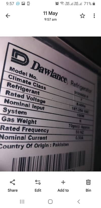 Dawlanc freezer Like brand new full size