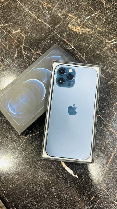 Iphone 12pro max 256gb pta approved compelte  box