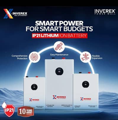 inverex Lithium ion battery