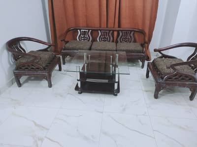 Sofa Set Available For Sale With Table