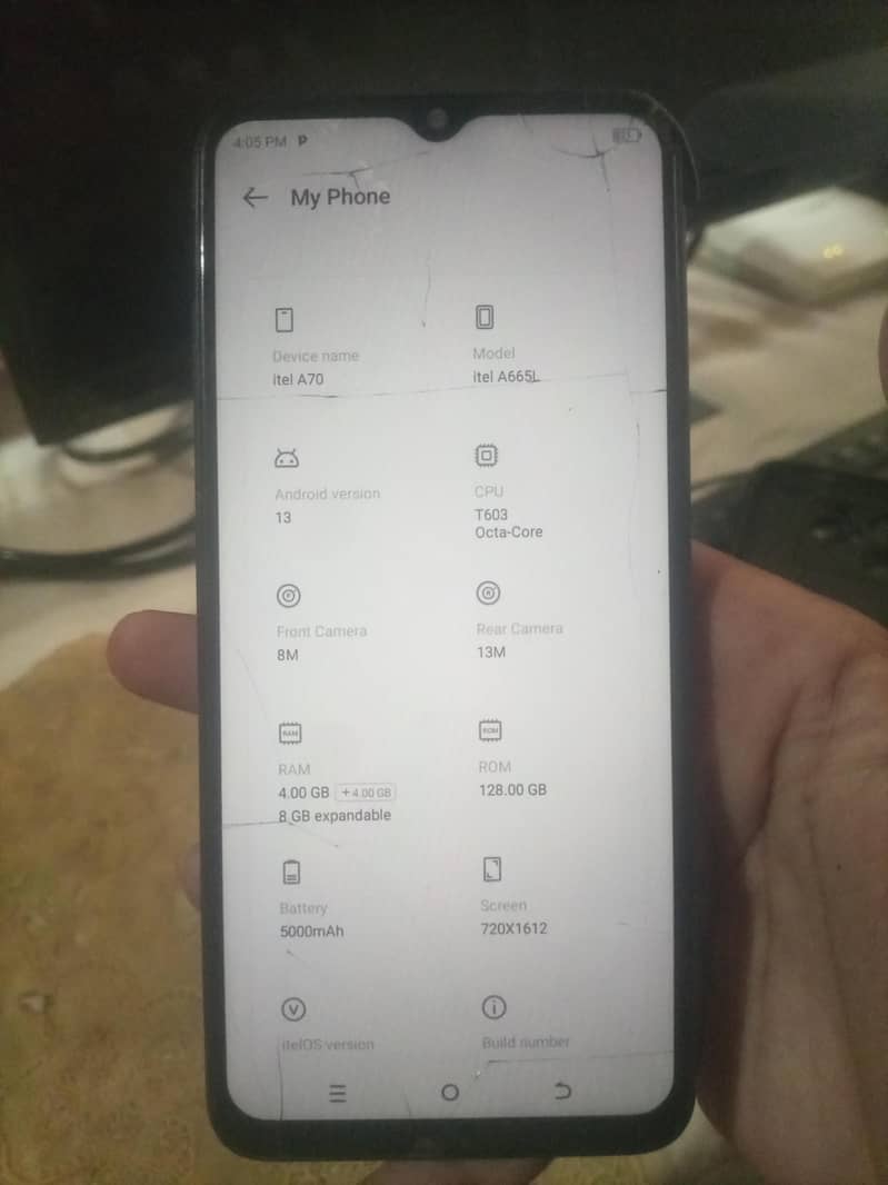 Itel a70 0