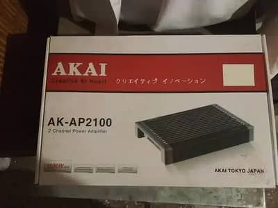 Car Amplifier made iin japan 2 ch complete box avalailable 1500 maxx