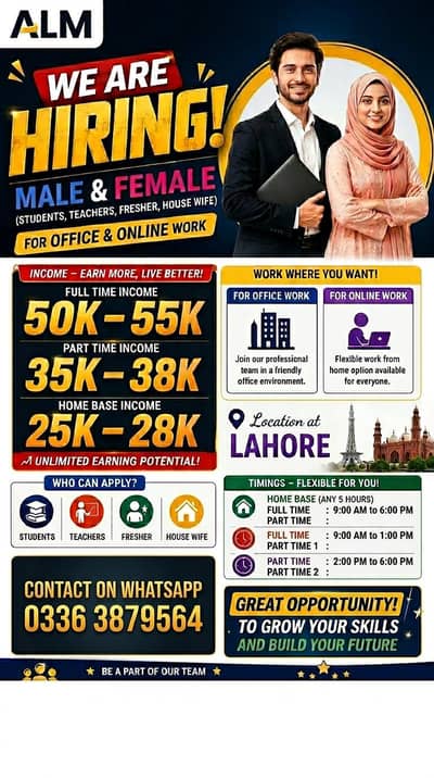 Job of 50,000 Available!!
