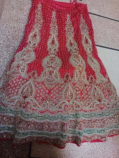 Luxury Heavy Bridal lehenga import from dubai 03490774434 number conta