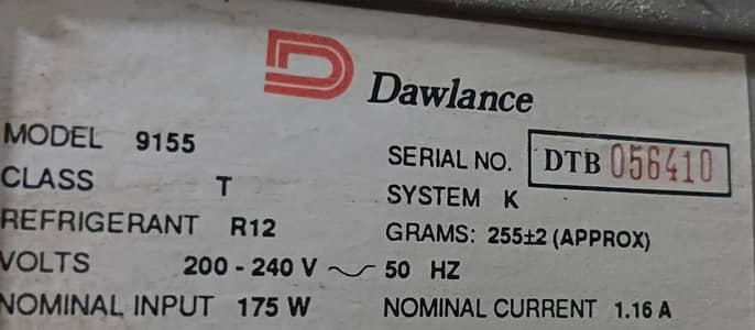 dawlance fridge