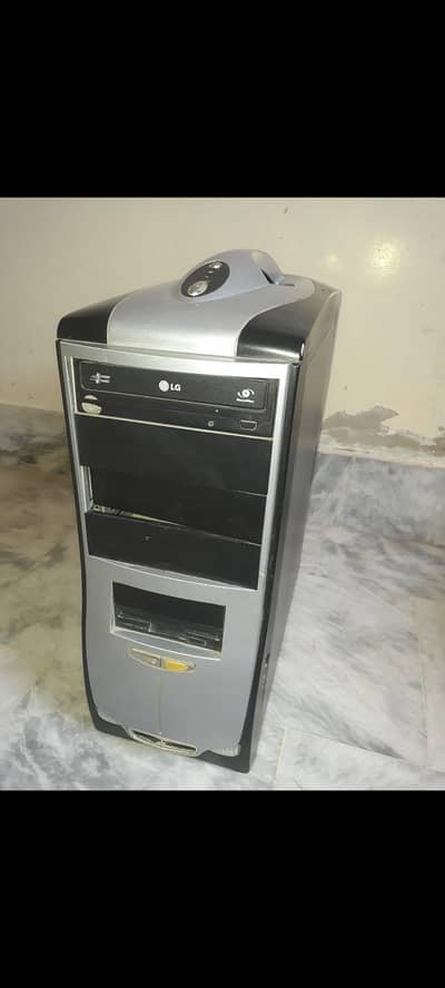 Old Desktop CPU Tower Case - Not Tested - For Parts
