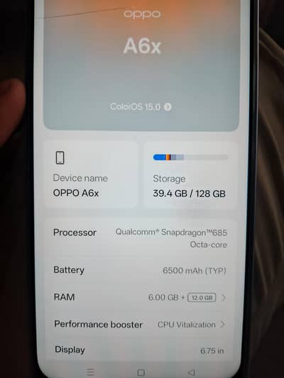 oppo A 6×