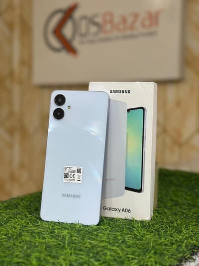 Samsung A06 4gb Ram 128gb Storage With Box & Cable