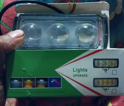 3 Lens Imported 4 Mode Bike And  Car Light
