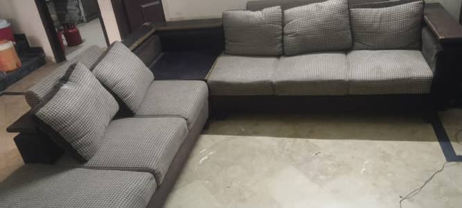 L shape sofa