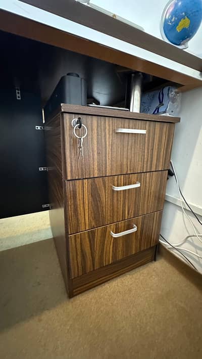 Executive Office Table + Revolving Chair