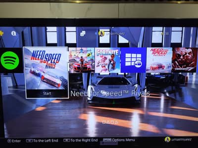playstation 4 with 2 original controller and 7 games