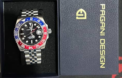 Pagani Design PD-1662 GMT Pepsi Bezel Watch