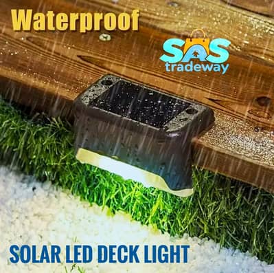 Solar LED Deck Lights (White)