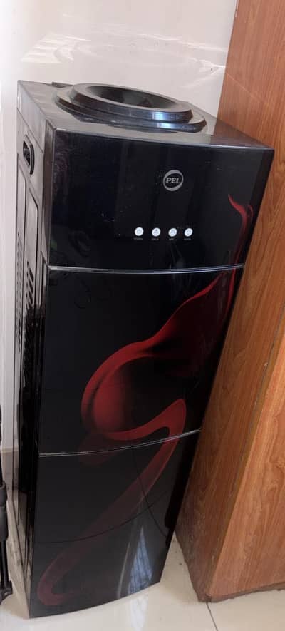 Pel Dispenser with Refrigerator.