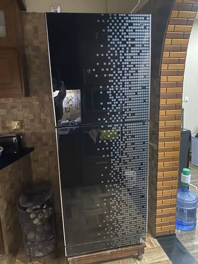 Pel desire glass door refrigerator with 2 doors fresh working conditio