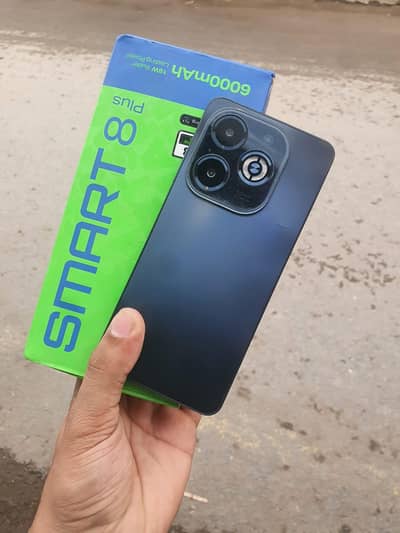 infnix smart 8 plus with box