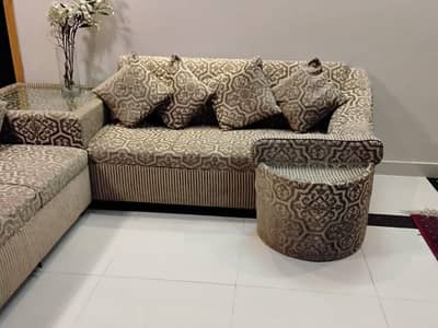 7 Seater Sofa Set – Neat & Comfortable – Good Condition