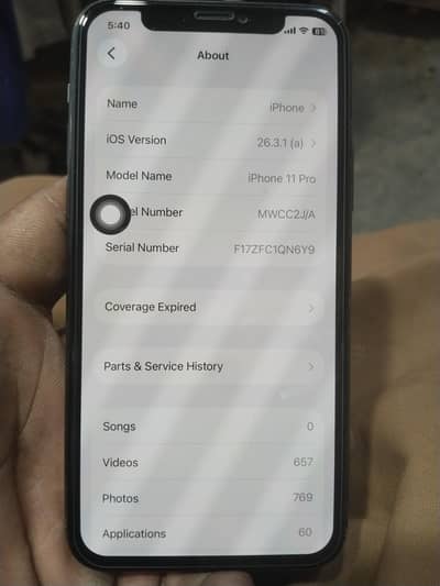 Apple iPhone 11 Pro 256GB PTA Approved | Dual SIM | All OK