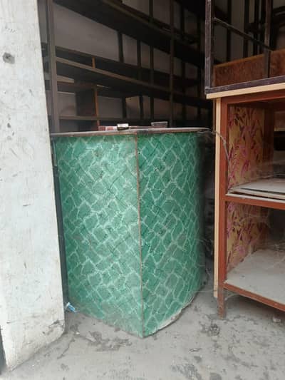 Double shop fitting racks