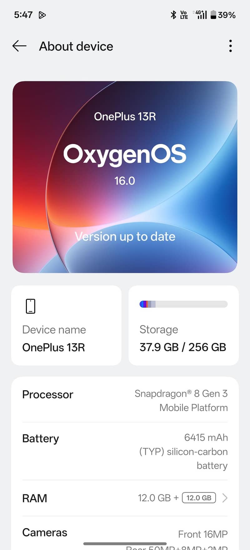 OnePlus 13R 6
