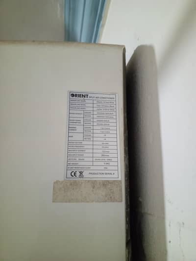 Orient DC inverter 1.5 ton