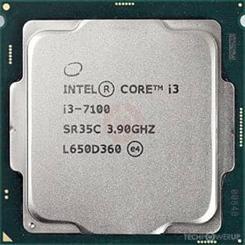 Intel Core i3-7100 Processor (3.90 GHz) - Good Condition.