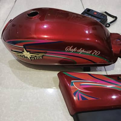 Genuine Fuel Tank, Speed o metre and Side Indicators