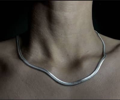 Italian Silver Chain Snake Style