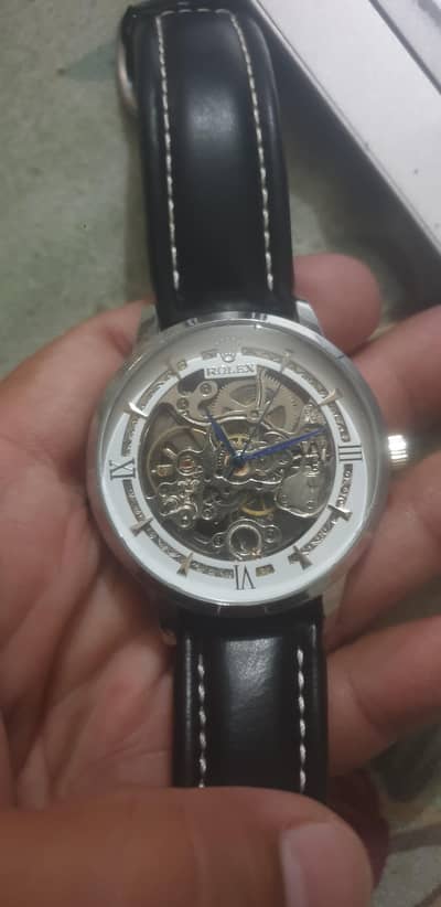 automatic skeleton watch for sale