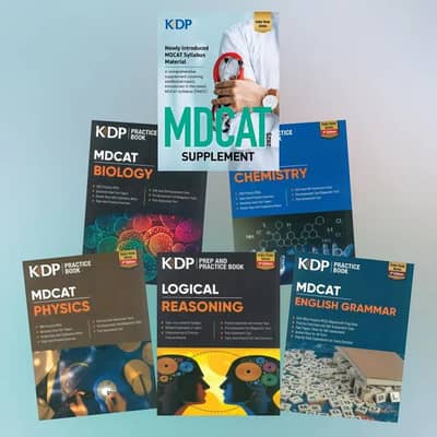 Complete MDCAT 2025 Book Set (KIPS/STEP) - Excellent Condition