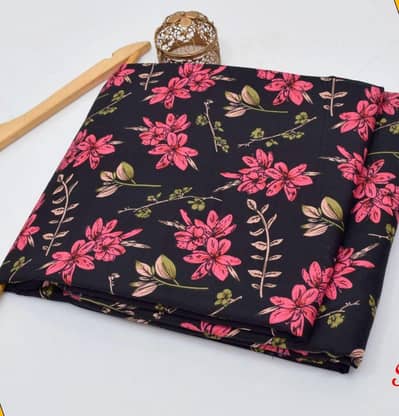 Women Printed Black Suit. for Summer