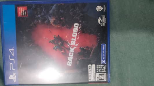Back 4 Blood PS4 Disk fully working