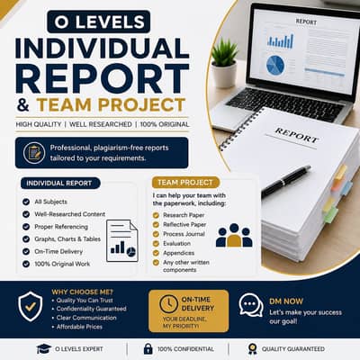 Olevels Global Perspective Individual report and team project.