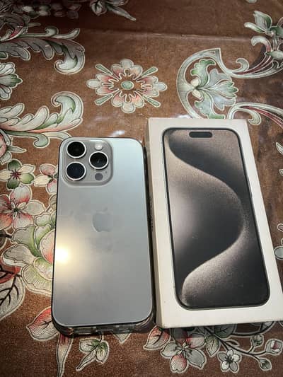 iPhone 15 Pro 256GB Non PTA – 94% Health – Box Available