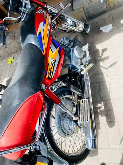 Honda CD 70 2025 modal 10/10 condition ppka 25 j