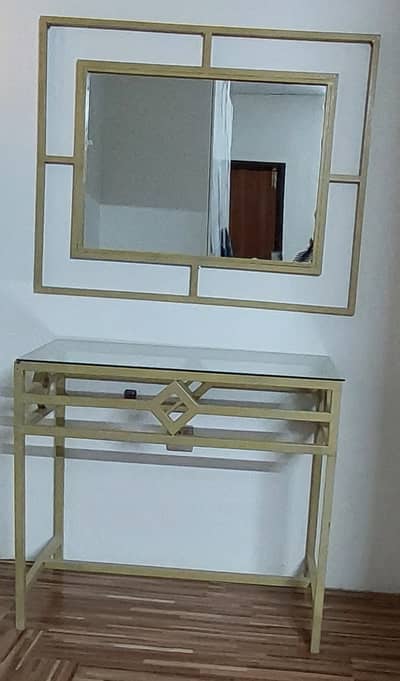 Irom frame Console and Mirror