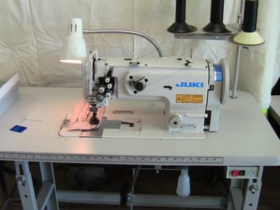 Juki LU-1560 Double Needle Walking Foot Sewing Machine