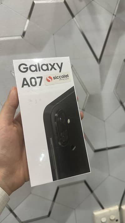 Samsung Galaxy A07 6/128GB Black | Powerful Performance | Stylish Look
