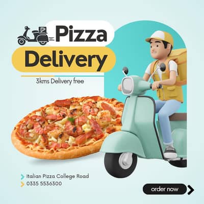 need delivery boy for fast food shop